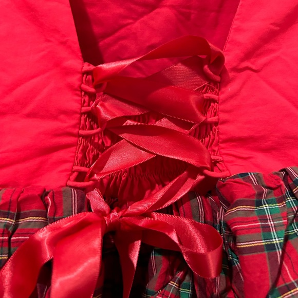 COPY - Dollcake Red Christmas plaid 4T - Picture 8 of 9